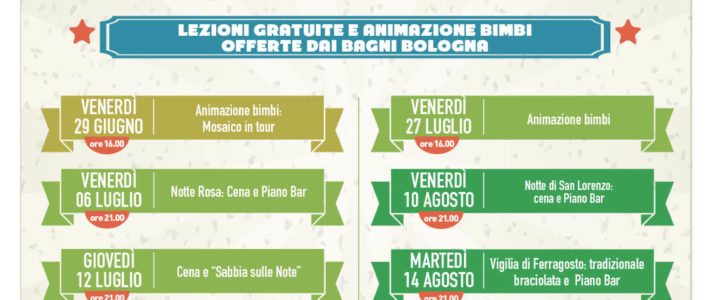 Calendario Eventi Estate 2018