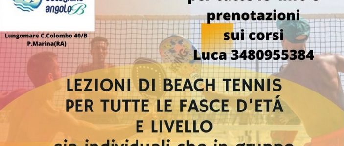 (Italiano) TUTTI I MERCOLEDI’ LEZIONI DI BEACH TENNIS